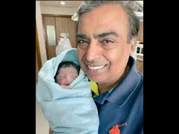 Reliance scion mukesh ambani talks to shekhar gupta about continuing his father dhirubhai ambani's legacy, family how many times have you seen mukesh ambani in this candid mood? Mukesh Ambani Grandson Ambanis Reveal Name Of Newborn Boy With A Special Card And It Has A Connection With Father Akash S Name Business News
