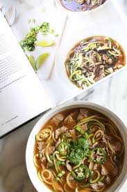 Asian Beef Zoodle Soup Whole30 Recipe Asian Beef Garlic Beef Steak Soup