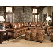 I Really Like The Look Of The Leather Not Really A Sectional Fan Tho Maybe In Leather Living Room Furniture Living Room Leather Sectional Sofas Living Room