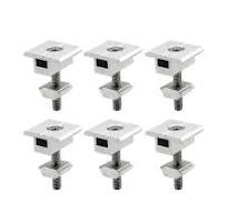 Pack Of 10 Solar Panel Brackets Centre Clip 35 Mm T Shaped Pv Module  Bracket Clip Height-adjustable