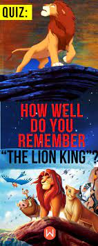 When it comes to waking up early, i. Quiz How Well Do You Remember The Lion King Disney Quiz Movie Quizzes Disney Quizzes