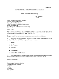 Contoh format surat pengesahan majikan. 5sample Letter Pati