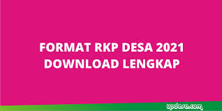 Pemerintah desa dalam menyelenggaraan urusan pembangunan. Format Rkp Desa 2021 Download Lengkap Updesa