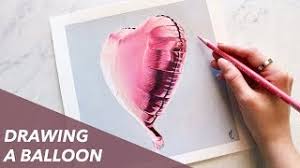 Check spelling or type a new query. Drawing A Realistic Foil Heart Balloon Youtube