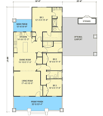 Plan 50168ph Cozy Beach House Plan With Optional Carport Beach House Plan House Plans Beach Style House Plans