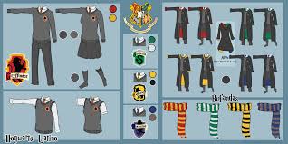 Quantos % de cada casa de hogwarts você é? Hogwarts Latino Referencia De Uniforme By Itsdansc On Deviantart