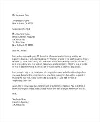 Secretary cover letter sample 4: 56 Resignation Letter Examples In Pdf Ms Word Google Docs Pages Examples