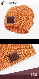 Love Your Melon Longhorn And White Speckled Beanie In 2020 Love Your Melon Leather Patches Yarn Colors