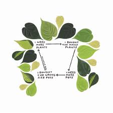 Our Constant Dilemma Artwork By Michellerial Geo Fleur Com Geofleur Plants Pretty Plants Plant Lady