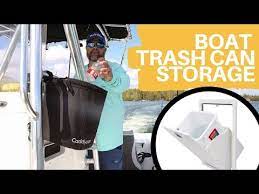 (definition of trash can from the cambridge advanced learner's dictionary & thesaurus © cambridge university press). Boat Trash Cans Effective Ways To Stash Your Trash Youtube