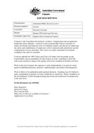 Reporting directly to the president and ceo, the executive the executive assistant serves as the primary point of contact for internal and external constituencies on all roles and responsibilities. Fillable Online Job Description Classification Australian Public Service Level 4 Position Number S Several Local Title Personal Assistant Branch Deputy Ceo And Legal Services Immediate Supervisor Deputy Ceo Or General Counsel Comcare Is