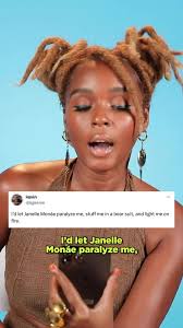 Watch @Janelle Monáe react after reading this thirst tweet. #janellemonae  #buzzfeedceleb #thirsttweets