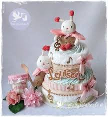Cadeau De Naissance Original Gateau De Couches Gateau De Couches Fille Cadeau Naissance Original