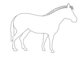 Zebra coloring pages are important and enjoyable for the child, as he sees in them a real fauna of wild lands, where not everyone manages to visit. Free Psd Vector Eps Png Format Download Free Premium Templates Animal Outline Zebra Coloring Pages Zebra Drawing