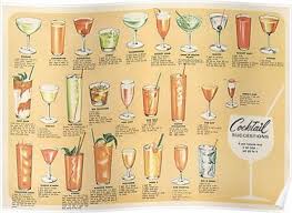 Mid Century Cocktail Suggestions Vintage Design Poster By Framerkat Vintage Cocktails Cocktail Menu Classic Cocktails