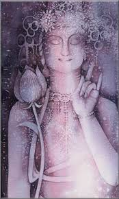 Quan Yin Violet Light Budda Illyustracii Omen