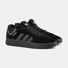 Black Adidas Shoes With Gold Adidas Tyshawn Black Black Gold In 2020 Black And Gold Shoes Gold Adidas Gold Shoes