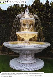 Sei es durch unterschiedliche anbieter oder hersteller oder auch durch rabattaktionen. Brunnen Garten In Zement Weiss Led Licht Und Wasser Spritzt Cm 190x227h