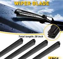 4 PCS Universal 28" Car Bus Silicone Frameless Windshield Wiper Blade  Refills US