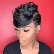 And all modern beautiful ladies use these hair cuts. Prom Hair For Black Girl Short Hair Styles Short Hair Styles Pixie Hair Styles