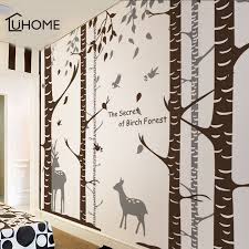 Birch Tree Wall Decal Canada Large Birch Tree Wall Sticker Branches Birds Removable Nursery Art Decals Pvc Wallpaper Forest Elk Sticker For Living Room Decor Pixdora Tree Wall Stickers Tree Wall Tree Wall Decal