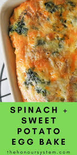 Sweet Potato Spinach Egg Bake Gluten Free In 2020 Sweet Potato Breakfast Casserole Sweet Potato Breakfast Recipes Sweet Potato And Spinach Recipe