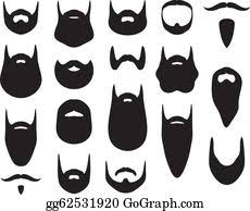 Beard Silhouettes Clip Art Royalty Free Gograph Contains of ai10, eps10 and svg graphic files. beard silhouettes clip art royalty