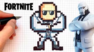 Tuto Dessin Brutus Skin Pixel Art Fortnite Youtube