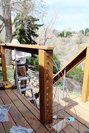 Horizontal cable railings are modern, minimalistic, clean, and durable. How To Install Diy Cable Rail Annabode Denver S 1 Sustainable Interior Design Firm