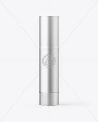 Download Metallic Lip Balm Tube With Transparent Cap Mockup In Tube Mockups On Yellow Images Object Mockups