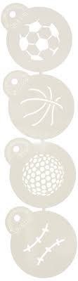 Check spelling or type a new query. Designer Stencils Small Sports Ball Cupcake And Cookie Stencils Basketball Golf Soccer Baseball Beige Semi Transparent Buy Online In Bermuda At Bermuda Desertcart Com Productid 32177897