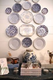Blue White Plate Wall Plates On Wall Blue White Decor Decor