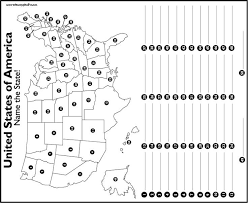 298english language (esl) quizzes & worksheets covering grammar, usage and vocabulary. Us States And Capitals Map Quiz Printable Map Collection