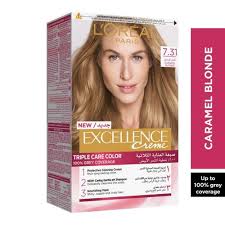 Flirt with color before you commit with semi permanent hair dye. L Oreal Paris Excellence Creme Hair Color 7 31 Blonde Caramel Price In Egypt Jumia Egypt Kanbkam