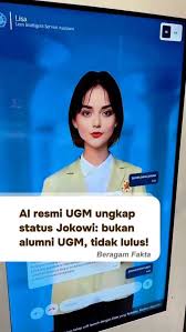 Al resmi milik UGM akhirnya memberikan jawaban terang-terangan soal status  pendidikan Jokowi! Dalam video ini, sistem "Lisa - Lean Intelligent Service  Assistant" menjawab pertanyaan sensitif yang ...