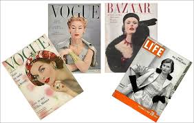 4 Miniature Vintage 1950'S 'FASHION' Magazines