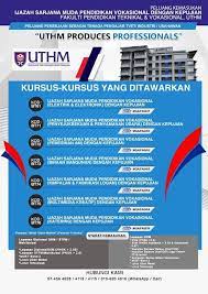 Kementerian pendidikan malaysia mempelawa warganegara malaysia lulusan sijil pelajaran malaysia (spm) tahun 2018, 2019. Aku Lepasan Politeknik Dalam Bidang Promosi Fptv Uthm Facebook
