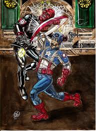 Поделись найденными gif или попробуй похожие gif запросы. Captain America Vs Red Skull Dreager1 Com