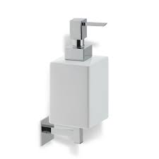 Check spelling or type a new query. Stilhaus U30 08 By Nameek S Urania Chrome Wall Mounted Square White Ceramic Soap Dispenser Thebathoutlet