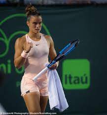 Jun 30, 2016 · but others approved of the dress — maria sakkari told the times, i think it's a very pretty dress, and i think that it's very feminine. ah, to be pretty and feminine. Maria Sakkari Has An Incredible Physique Girlstennis