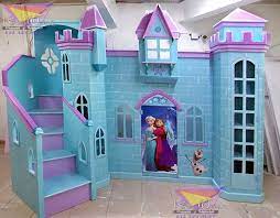 divino castillo de frozen castillo frozen literas infantiles castillos