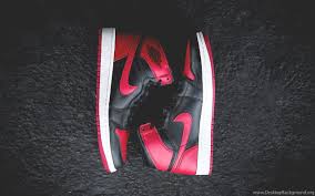 Coming Soon Air Jordan 1 Retro Bred Desktop Background