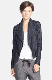 Vince Paper Leather Scuba Jacket Nordstrom Scuba Jacket Nordstrom Jackets Clothes For Women