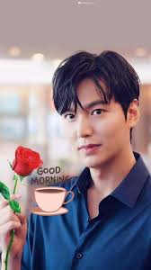 I'm so handsome with flowers💪💗💐