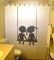 Brother Sister Kids Shower Curtain Boy Girl Siblings Shared Etsy Kids Shower Curtain Girl Bathrooms Bathroom Kids