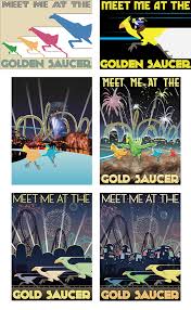 Maybe you would like to learn more about one of these? Ff Vii Gold Saucer Travel Poster The Retrovg On Behance