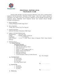 Proposal penawara outbond untuk usaha. Proposal Outing 2016 Pdf