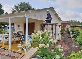 Gartenhaus Amsterdam Mollig Warm Mit Zwei Ofen Gartenhaus Outdoor Dekorationen Im Freien
