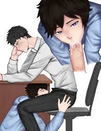 Gay anime blow job