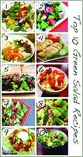 Top 10 Delicious Green Salad Recipes Salad Recipe Healthymomskitchen Com Green Salad Recipes Delicious Salads Salad Recipes